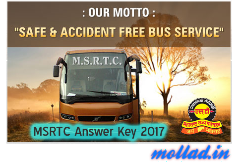 MSRTC Driver Conductor Answer Key