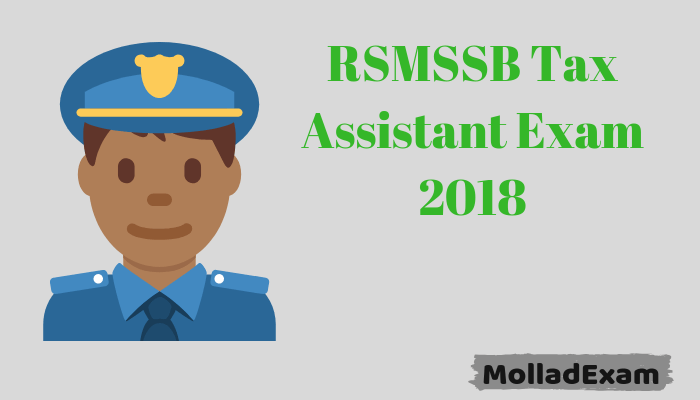 RSMSSB tax assistant Answer Key